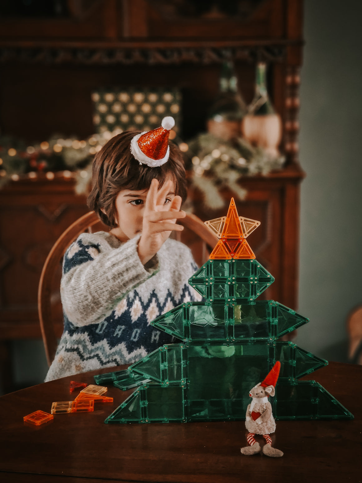 Cleverclixx Magnetbausteine Adventskalender - 37 Teile