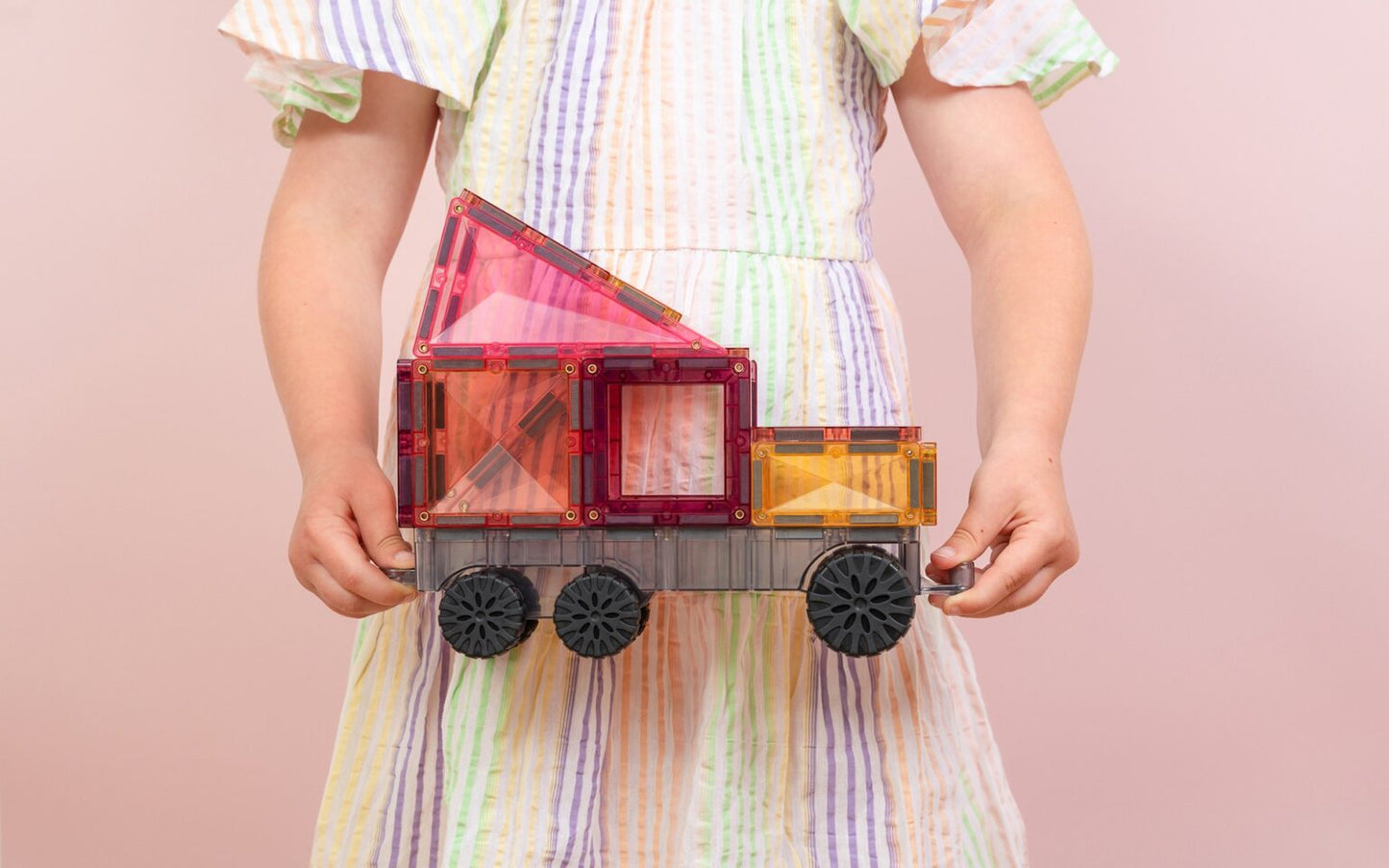 Connetix Magnetbausteine Pastel Transport 50 Teile