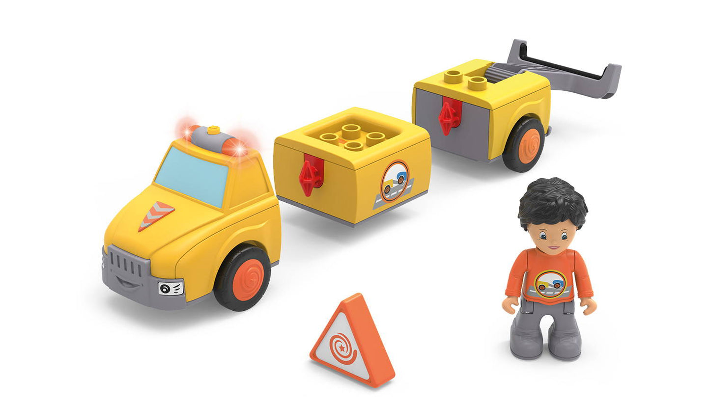 Toddys by Siku Chris Carry Fahrzeug gelb