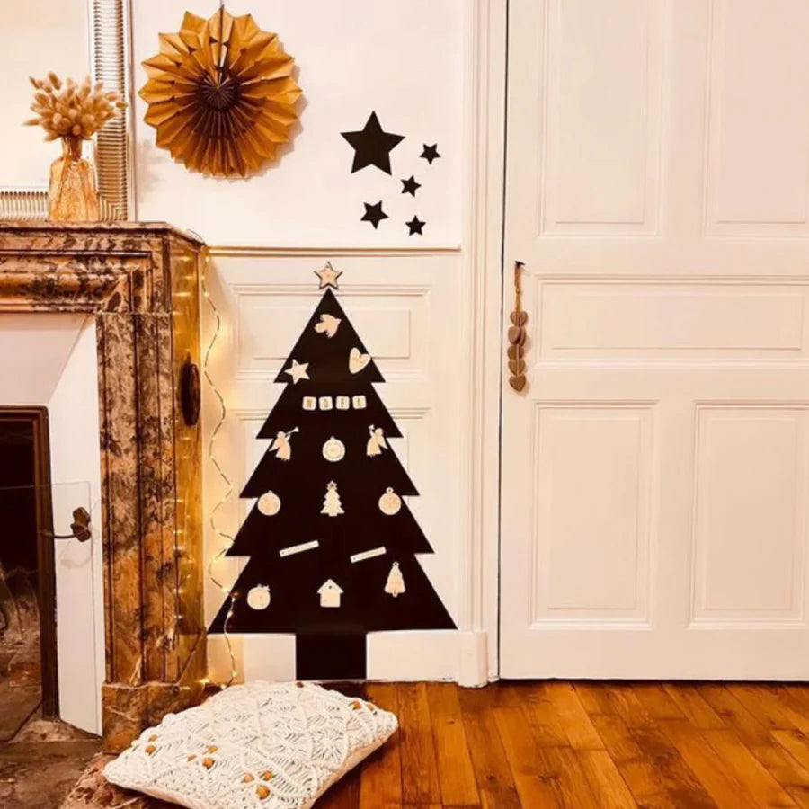 Magnettafel Tannenbaum inkl. Holz-Magnete