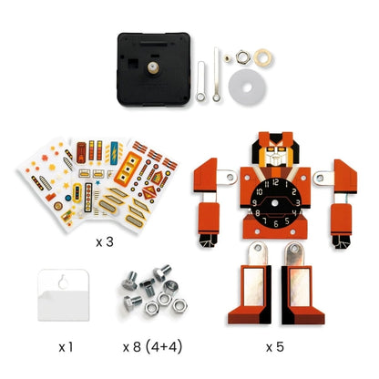Djeco DIY Roboter Wanduhr zum Basteln