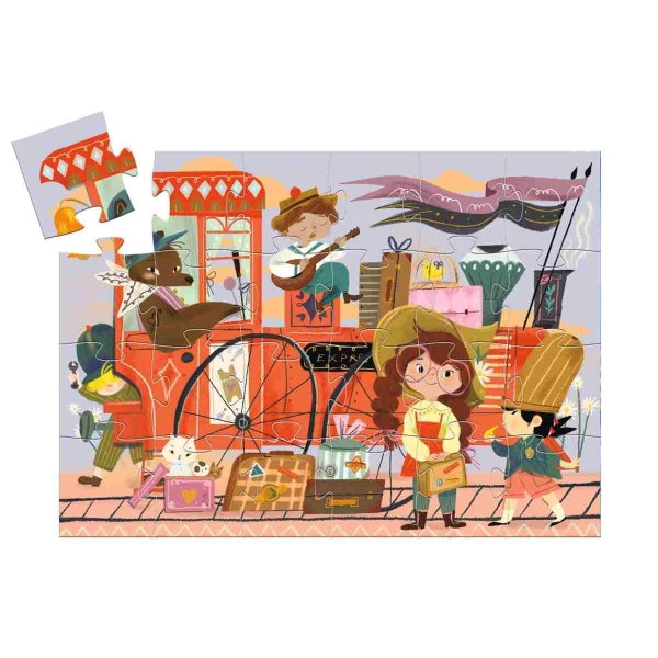 Djeco Puzzle: Mias Reise - 36 Teile