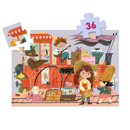 Djeco Puzzle: Mias Reise - 36 Teile