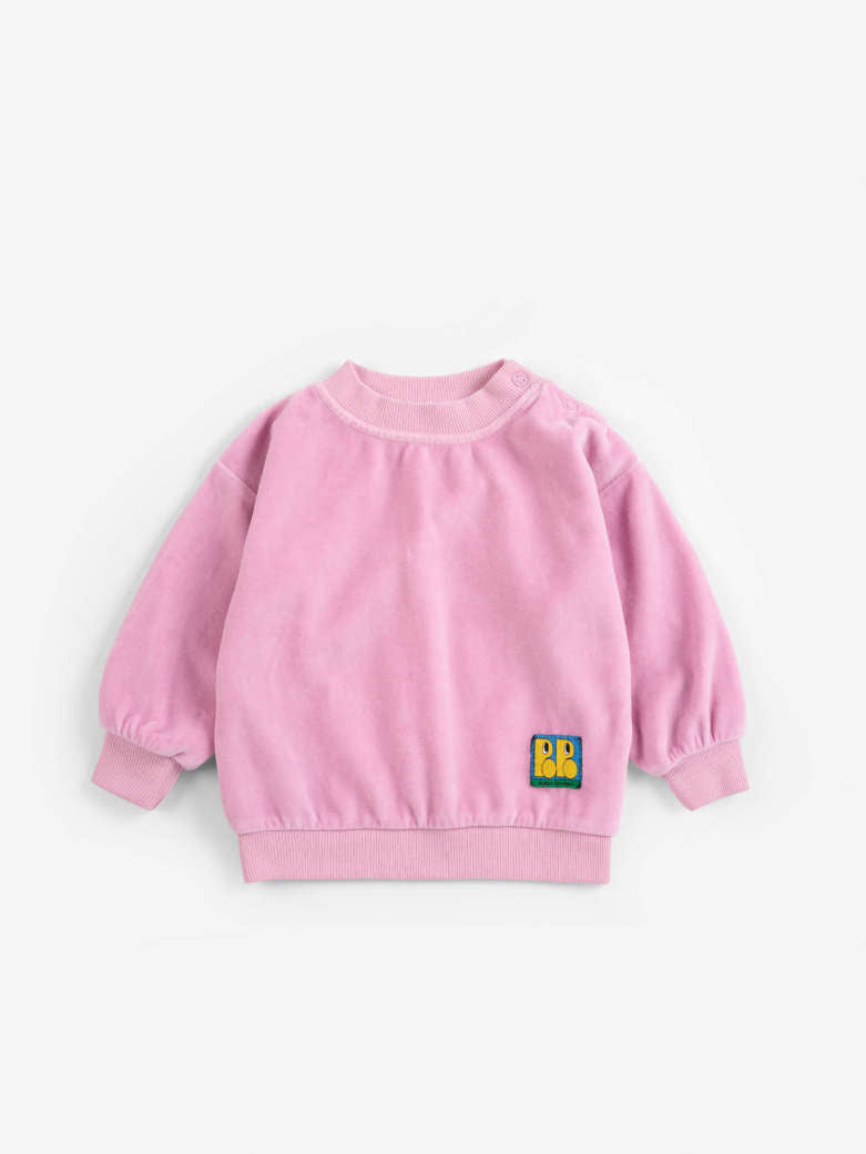 Bobo Choses Booo Bo Choses Tag velvet sweatshirt