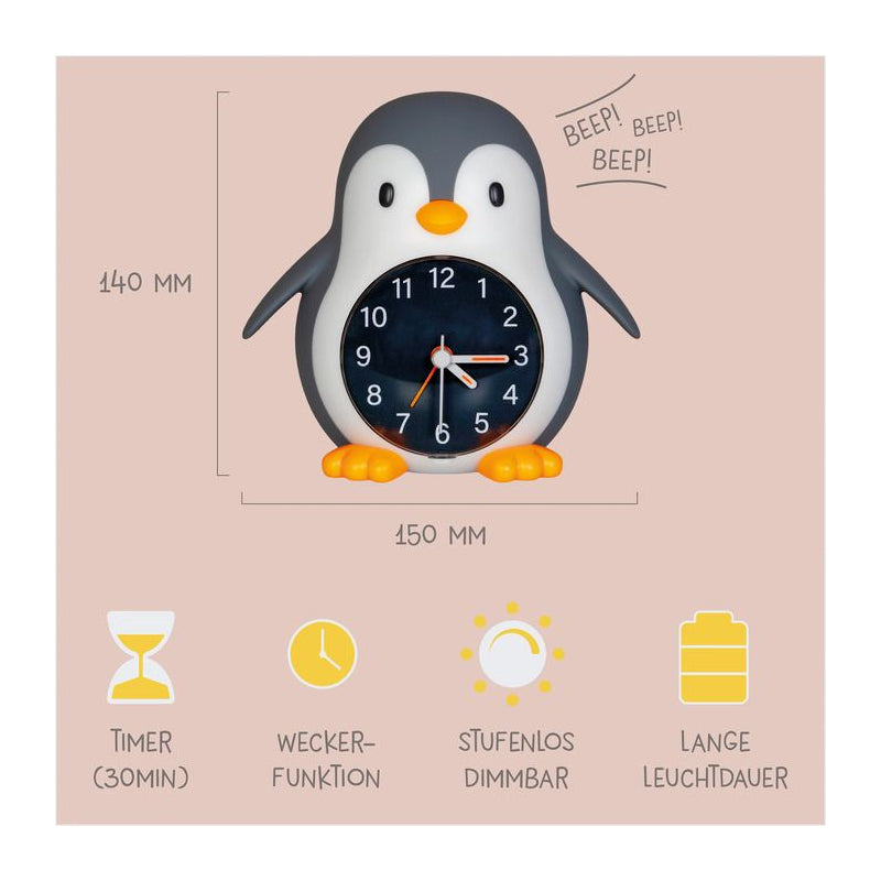 MegaLight Poppy Penguin Nachtlicht/ Bilderrahmen/ Wecker