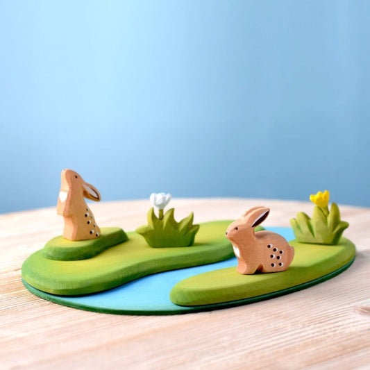Bumbu Toys Hasen und Wildblumen Set