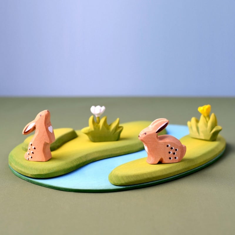 Bumbu Toys Hasen und Wildblumen Set
