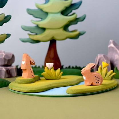 Bumbu Toys Hasen und Wildblumen Set