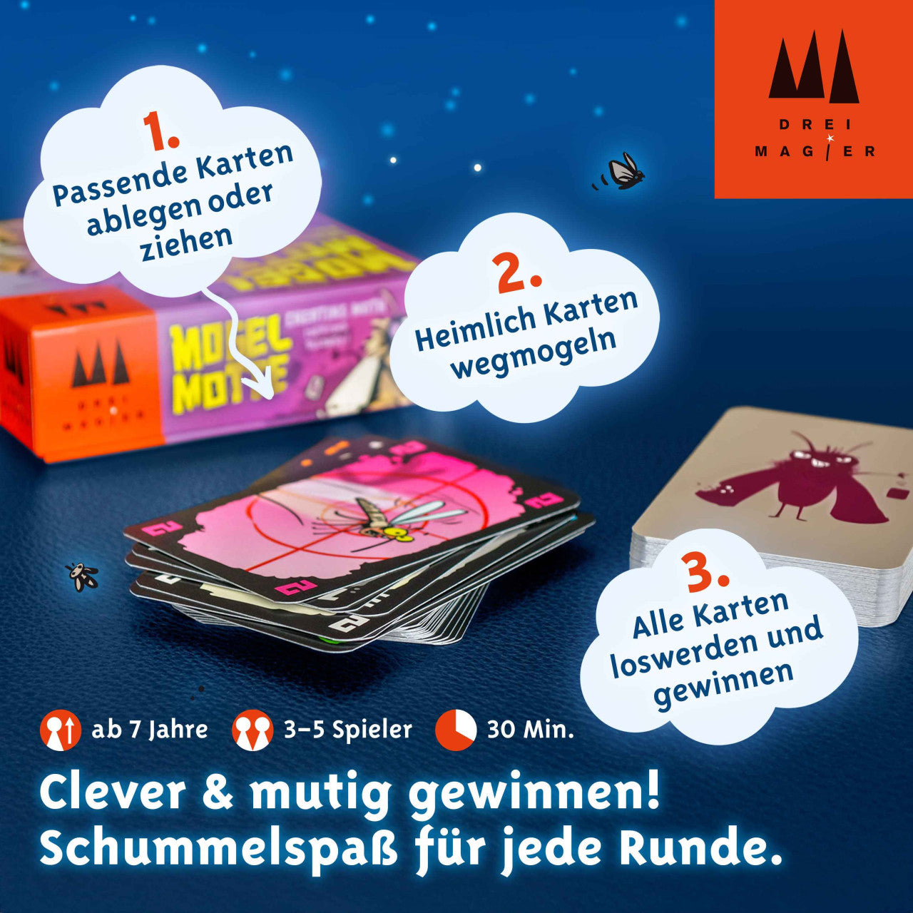 Drei Magier Mogelmotte