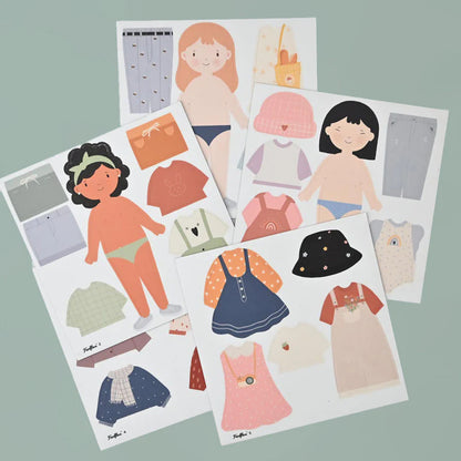 Ferflex Dress-up Mädchen Magnete