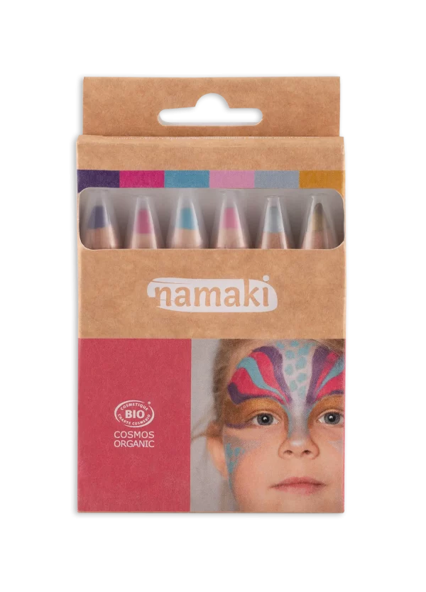 Namaki Schminkstifte für Kinder
Jumbo 6 Farben - Verzauberte Welten