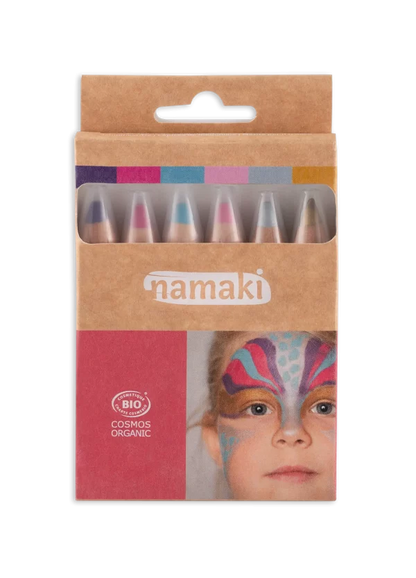 Namaki Schminkstifte für Kinder
Jumbo 6 Farben - Verzauberte Welten