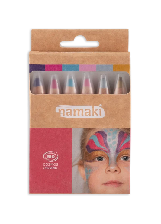 Namaki Schminkstifte für Kinder
Jumbo 6 Farben - Verzauberte Welten