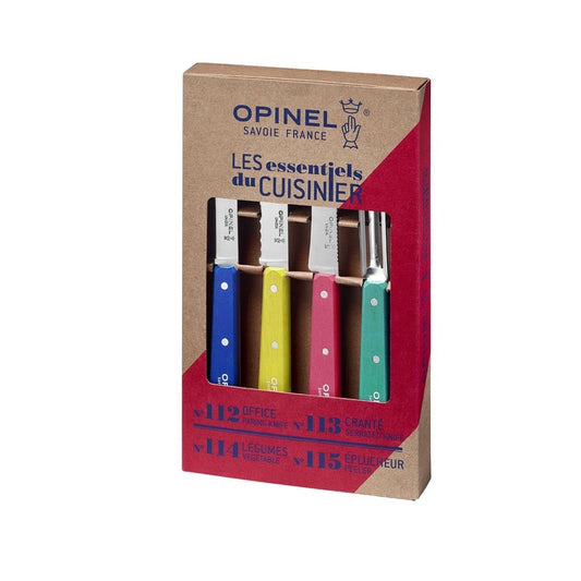 Opinel Les essentiels du cuisinier Messerset mit Schälet