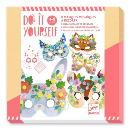 Djeco DIY 8 Mosaik Masken zum dekorieren
