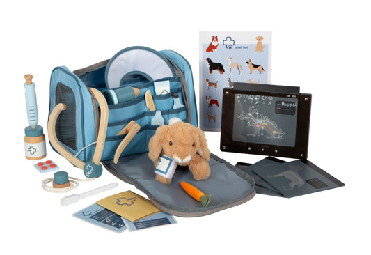 Small Foot Hase mit Tasche und Pflegeset