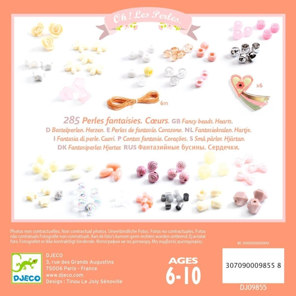 Djeco Perlen & Schmuck: Herzen