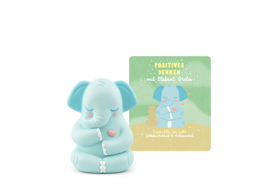Tonies Positives Denken mit Elefant Greta - Geschichten für mehr Selbstsicherheit und Achtsamkeit