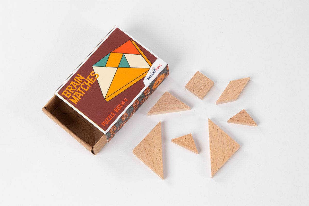 RecentToys Brain Matches Puzzle Box - 12 Varianten