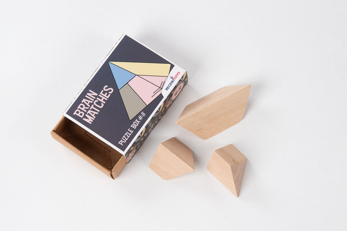 RecentToys Brain Matches Puzzle Box - 12 Varianten