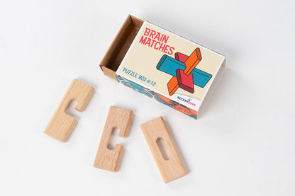 RecentToys Brain Matches Puzzle Box - 12 Varianten