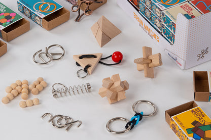 RecentToys Brain Matches Puzzle Box - 12 Varianten