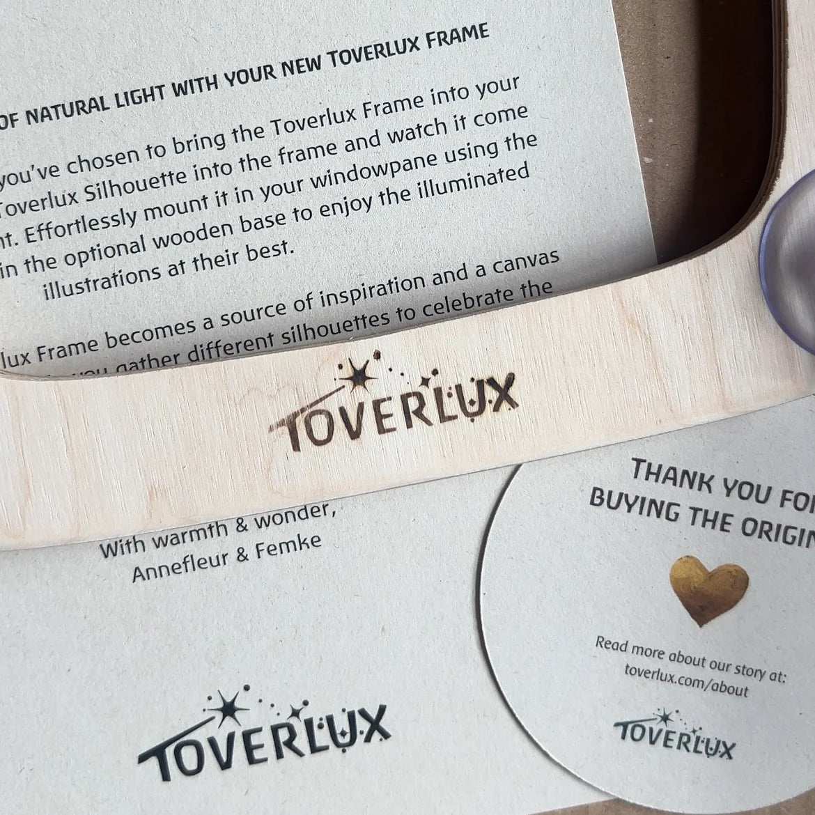 Toverlux magischer Fensterrahmen Holz