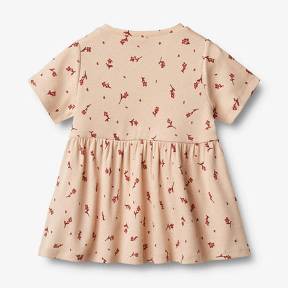 Wheat Jersey Kleid S/S Anna Rose Water Flowers