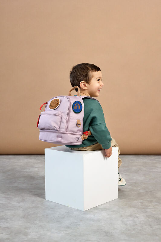 Lässig Mini Kindergarten Rucksack Little Gang Lila