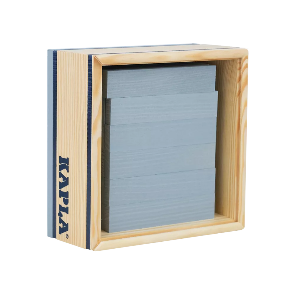 Kapla 40er Quadrate Grau