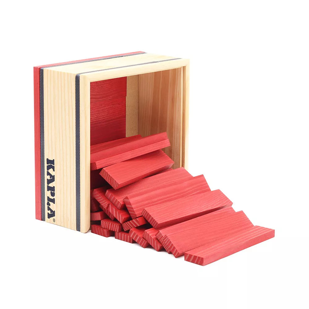 Kapla 40er Quadrate Rot