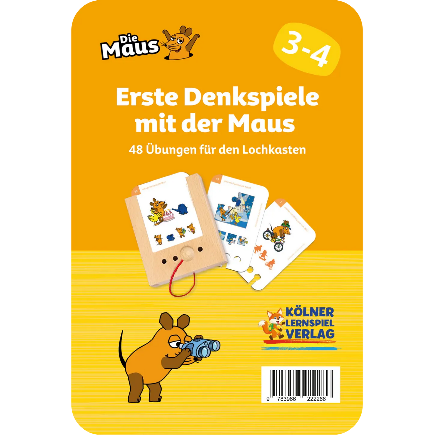 Kölner Lernspielverlag - Erste Denkspiele mit der Maus 3-4 Jahre