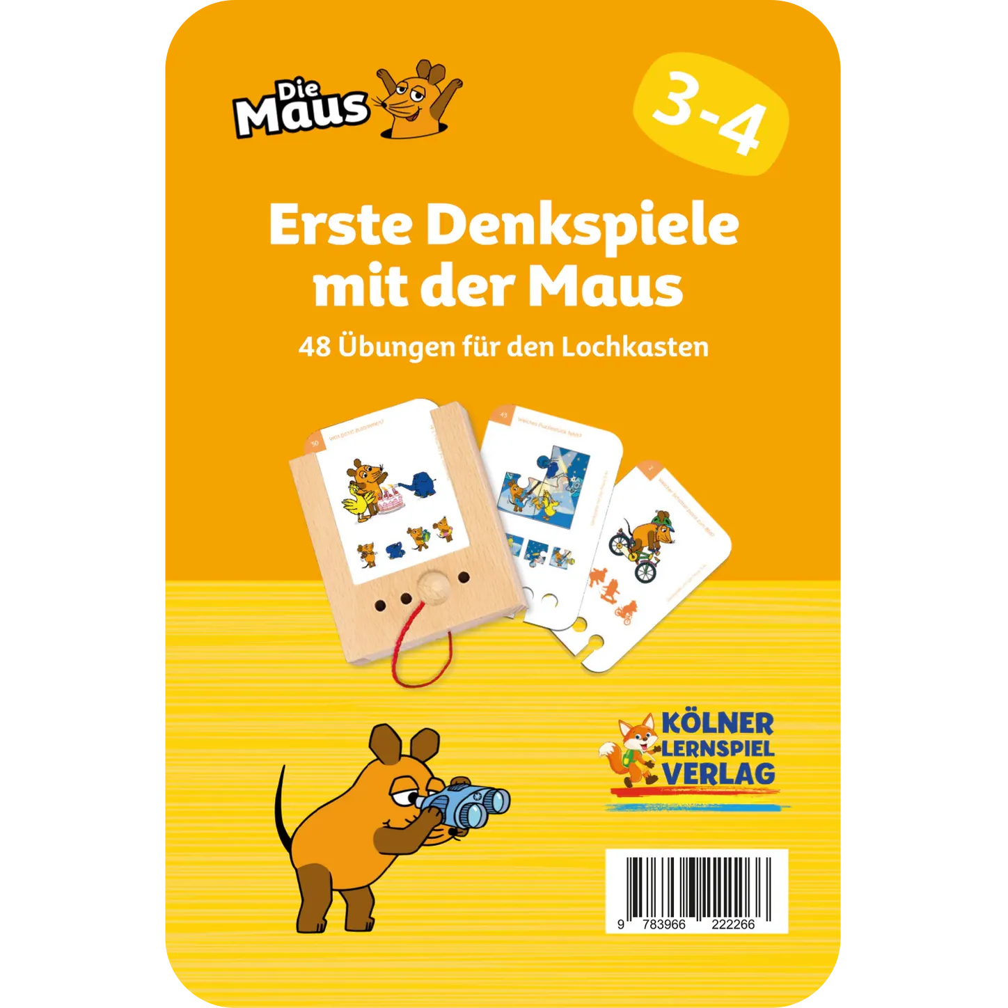 Kölner Lernspielverlag - Erste Denkspiele mit der Maus 3-4 Jahre