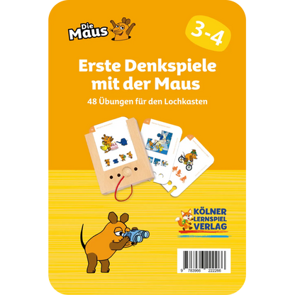 Kölner Lernspielverlag - Erste Denkspiele mit der Maus 3-4 Jahre