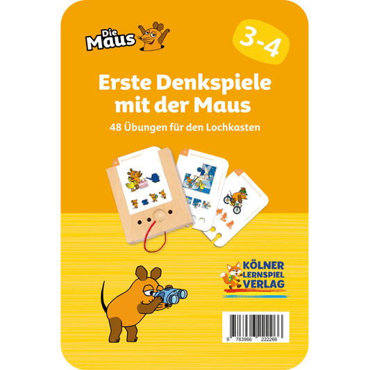 Kölner Lernspielverlag - Erste Denkspiele mit der Maus 3-4 Jahre