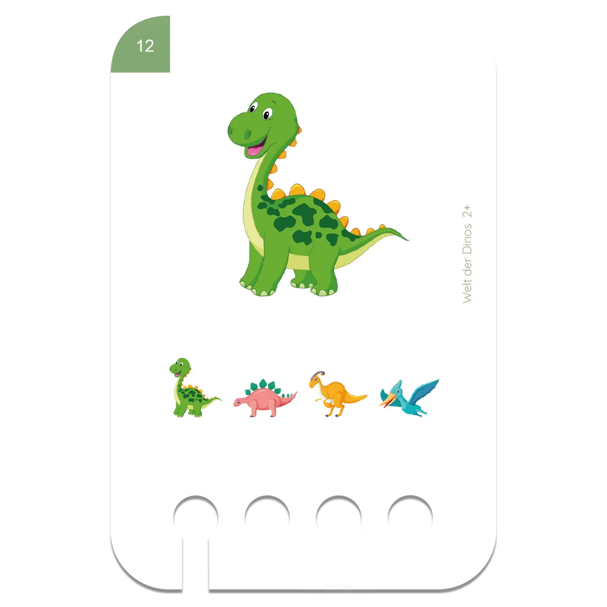 Kölner Lernspielverlag - Erste Übungen - Welt der Dinos, 2+