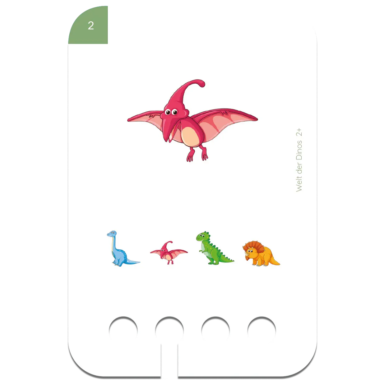 Kölner Lernspielverlag - Erste Übungen - Welt der Dinos, 2+