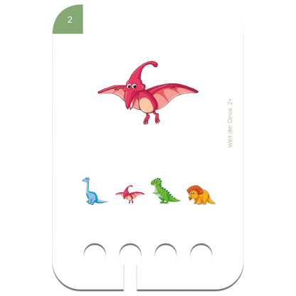 Kölner Lernspielverlag - Erste Übungen - Welt der Dinos, 2+