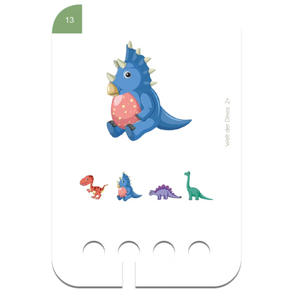 Kölner Lernspielverlag - Erste Übungen - Welt der Dinos, 2+