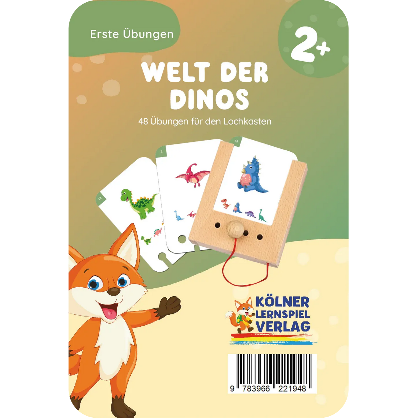 Kölner Lernspielverlag - Erste Übungen - Welt der Dinos, 2+