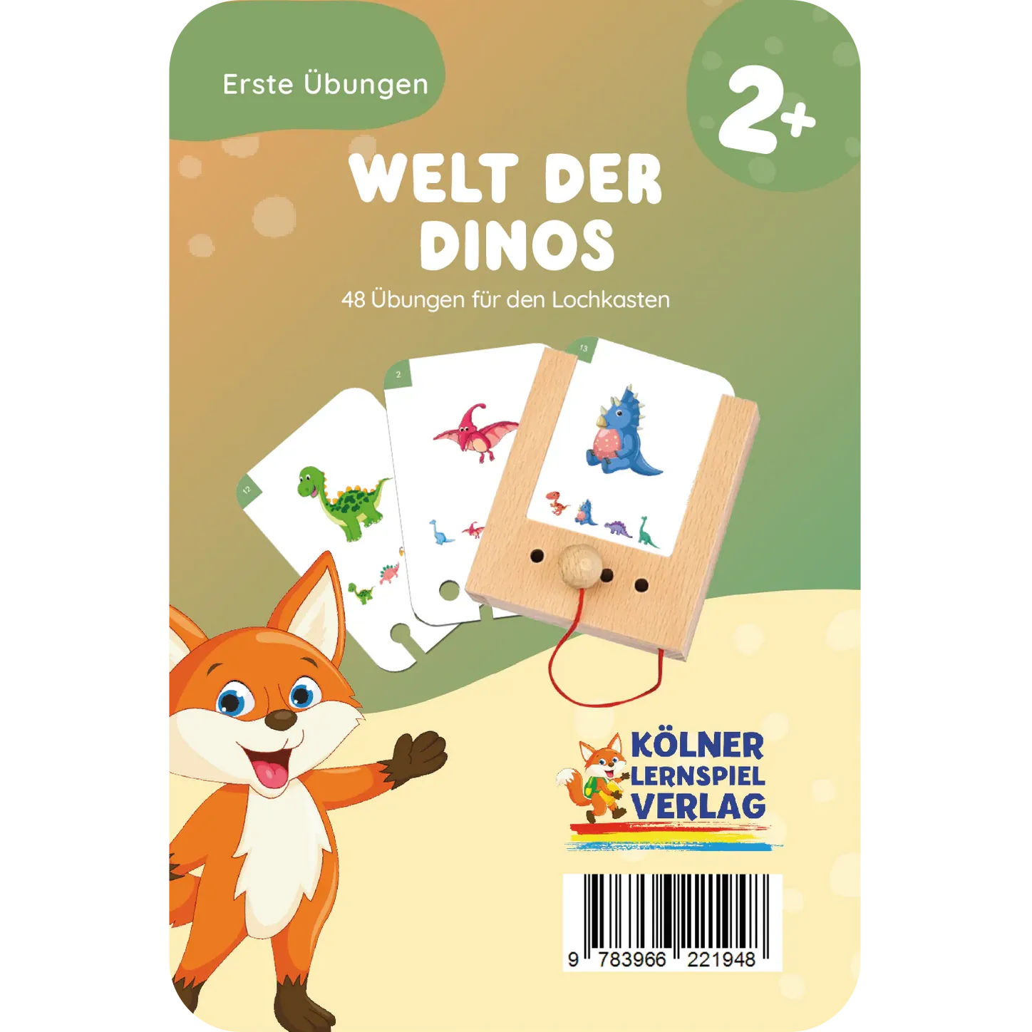Kölner Lernspielverlag - Erste Übungen - Welt der Dinos, 2+