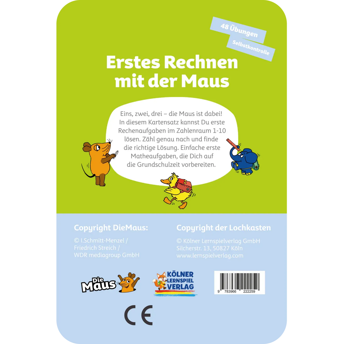Kölner Lernspielverlag - Erstes Rechnen mit der Maus 5-6 Jahre