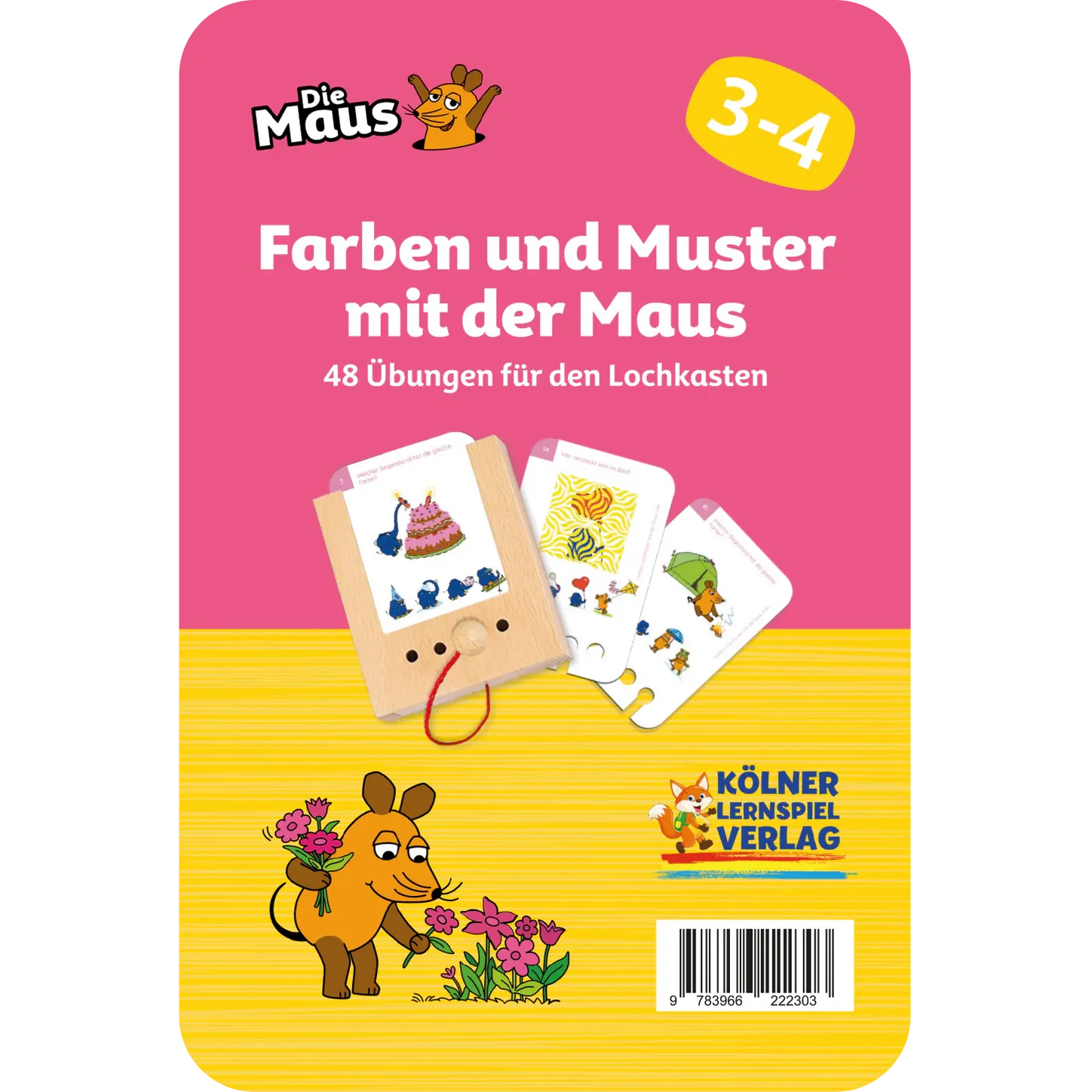 Kölner Lernspielverlag - Farben und Muster mit der Maus 3-4 Jahre