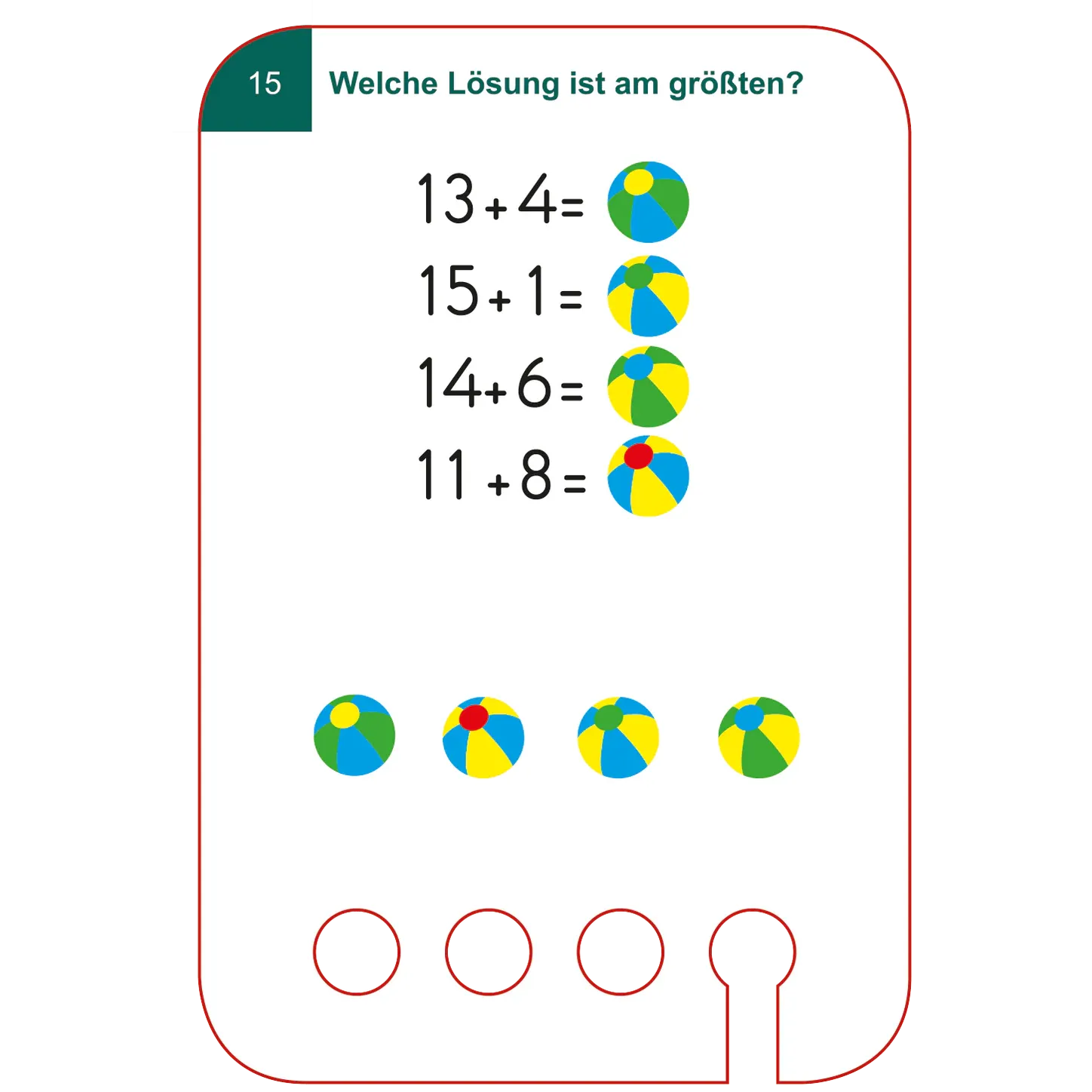 Kölner Lernspielverlag - Rechentraining eins 6+