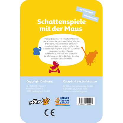 Kölner Lernspielverlag - Schattenspiele mit der Maus 3-4 Jahre