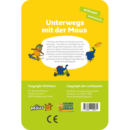 Kölner Lernspielverlag - Unterwegs mit der Maus 3-4 Jahre