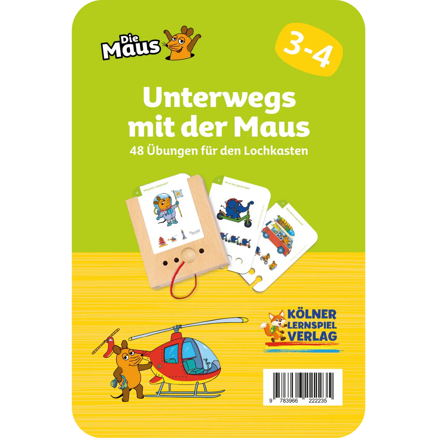 Kölner Lernspielverlag - Unterwegs mit der Maus 3-4 Jahre