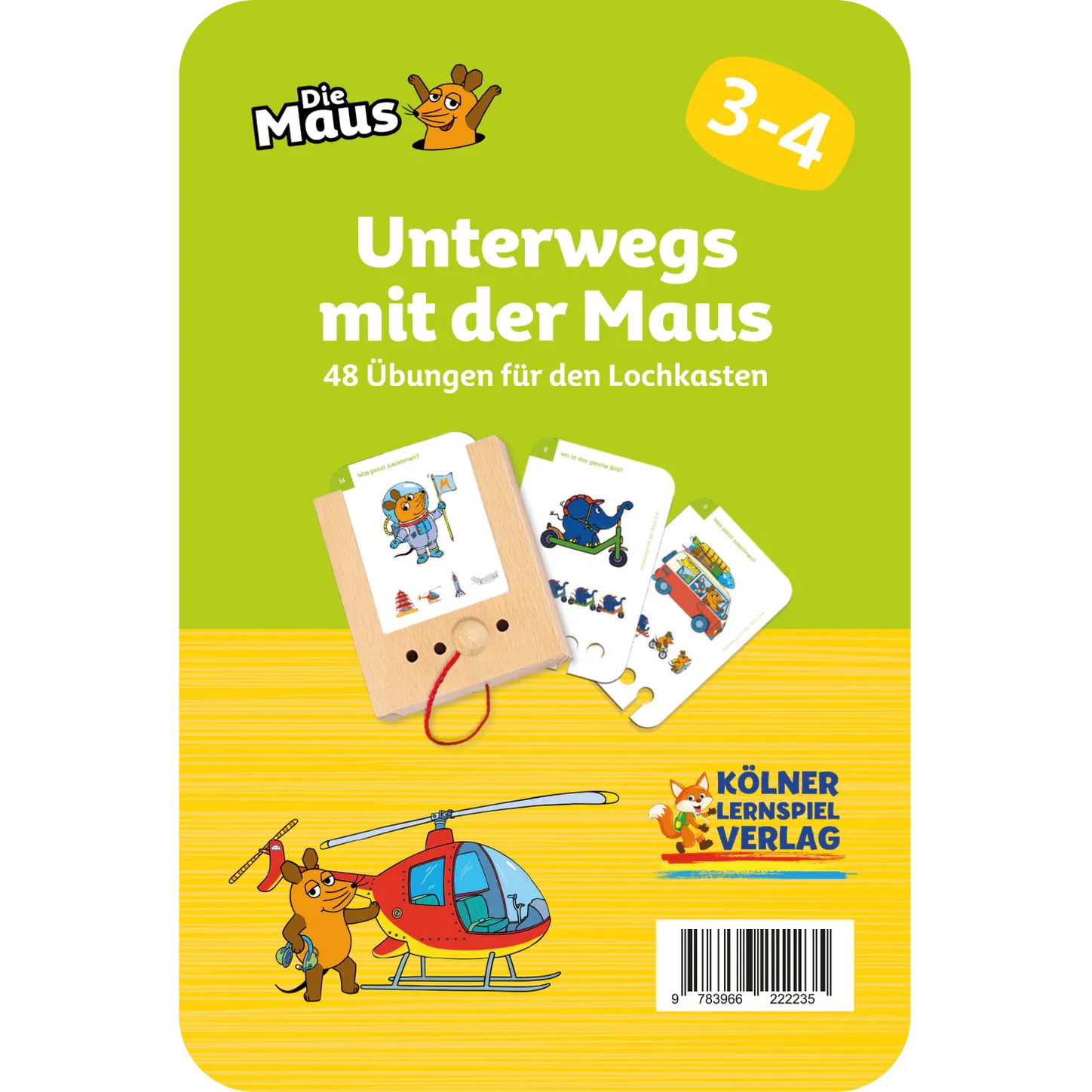 Kölner Lernspielverlag - Unterwegs mit der Maus 3-4 Jahre
