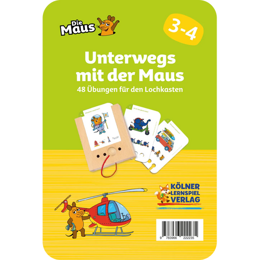 Kölner Lernspielverlag - Unterwegs mit der Maus 3-4 Jahre