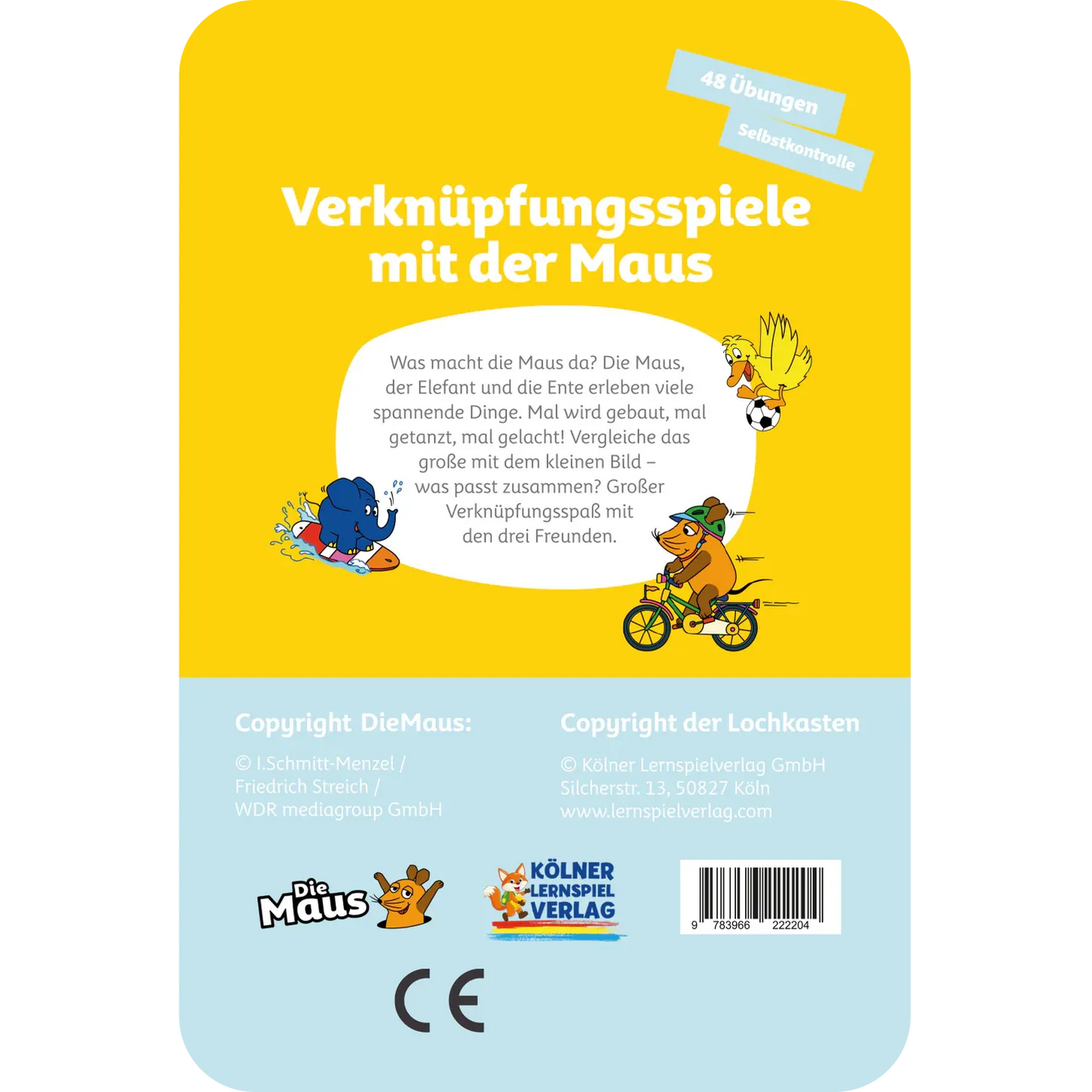 Kölner Lernspielverlag - Verknüpfungsspiele mit der Maus 3-4 Jahre